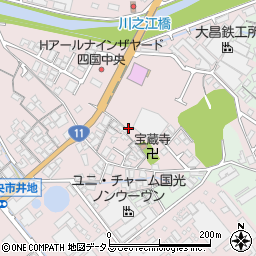 愛媛県四国中央市川之江町858周辺の地図