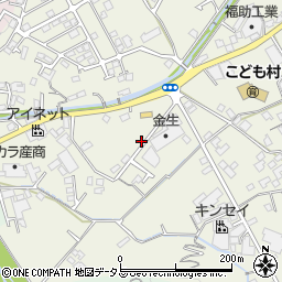 愛媛県四国中央市金生町山田井32周辺の地図