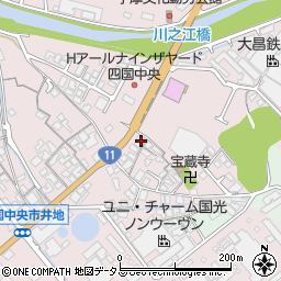 愛媛県四国中央市川之江町864周辺の地図