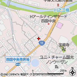 愛媛県四国中央市川之江町804周辺の地図