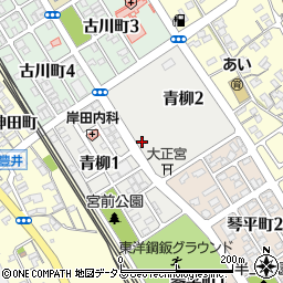 山口県下松市青柳周辺の地図