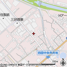 愛媛県四国中央市川之江町740周辺の地図