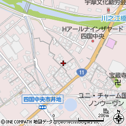 愛媛県四国中央市川之江町801周辺の地図