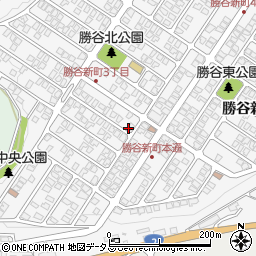 山口県下関市勝谷新町周辺の地図