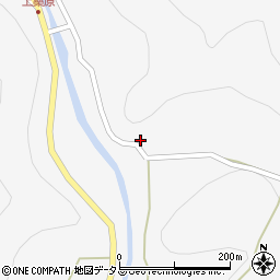 奈良県吉野郡下北山村上桑原742周辺の地図