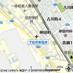 山口県下松市東豊井住吉町1394-1周辺の地図