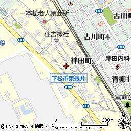 山口県下松市東豊井住吉町1394-3周辺の地図