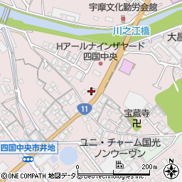 愛媛県四国中央市川之江町874周辺の地図