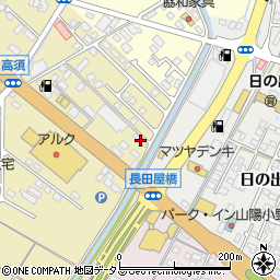 山口県山陽小野田市西高泊656-3周辺の地図