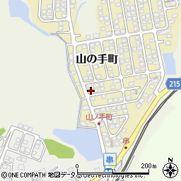 山口県宇部市山の手町115-12周辺の地図