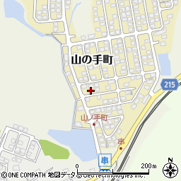 山口県宇部市山の手町115-11周辺の地図