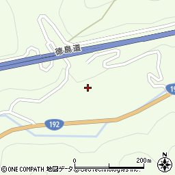 徳島県三好市池田町佐野林255周辺の地図