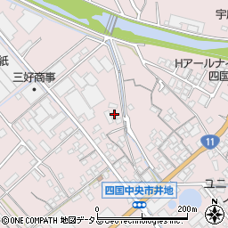 愛媛県四国中央市川之江町741周辺の地図