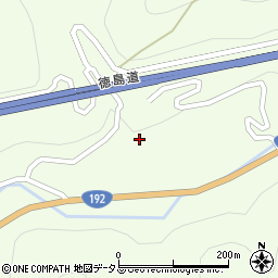 徳島県三好市池田町佐野林212周辺の地図