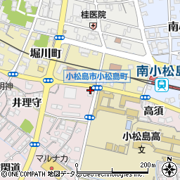 徳島県小松島市小松島町（東堀川）周辺の地図