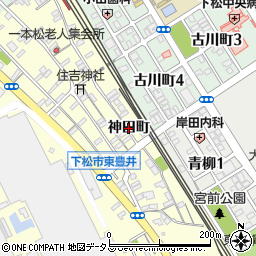 山口県下松市東豊井（神田町）周辺の地図