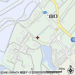 愛媛県今治市山口周辺の地図