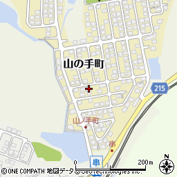 山口県宇部市山の手町115-3周辺の地図