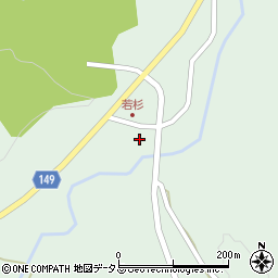 山口県柳井市日積若杉周辺の地図