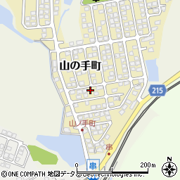 山口県宇部市山の手町115-4周辺の地図