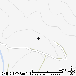 奈良県吉野郡下北山村上桑原1224周辺の地図