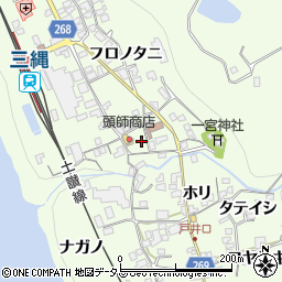 徳島県三好市池田町中西フロノタニ1435周辺の地図