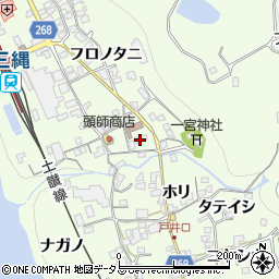 徳島県三好市池田町中西フロノタニ1416周辺の地図
