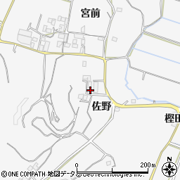 徳島県徳島市渋野町佐野124周辺の地図