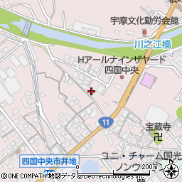 愛媛県四国中央市川之江町882-5周辺の地図