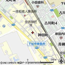 山口県下松市東豊井住吉町1384周辺の地図