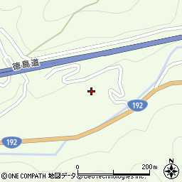 徳島県三好市池田町佐野林183周辺の地図