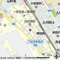 山口県下松市東豊井住吉町1378周辺の地図