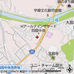 愛媛県四国中央市川之江町939周辺の地図