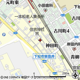 山口県下松市東豊井住吉町1381周辺の地図