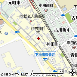 山口県下松市東豊井住吉町1377周辺の地図