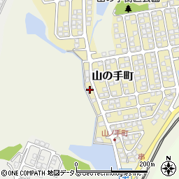 山口県宇部市山の手町122-6周辺の地図