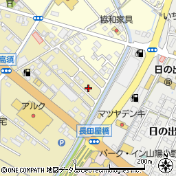 山口県山陽小野田市西高泊652-17周辺の地図