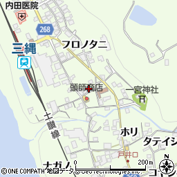 徳島県三好市池田町中西フロノタニ1437周辺の地図