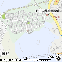 山口県下関市長府珠の浦町周辺の地図