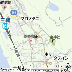 徳島県三好市池田町中西フロノタニ1415周辺の地図