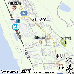 徳島県三好市池田町中西フロノタニ1438周辺の地図