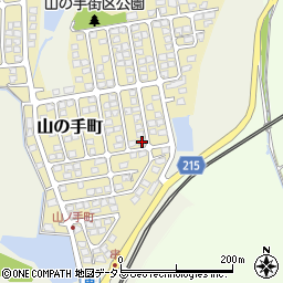 山口県宇部市山の手町110-8周辺の地図