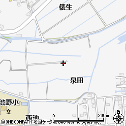 徳島県徳島市渋野町泉田29周辺の地図