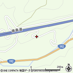 徳島県三好市池田町佐野（林）周辺の地図