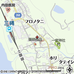 徳島県三好市池田町中西フロノタニ1436周辺の地図