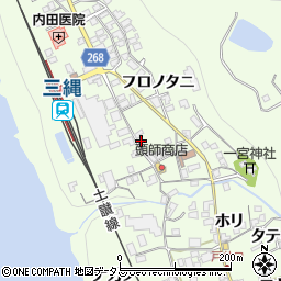 徳島県三好市池田町中西フロノタニ1441周辺の地図