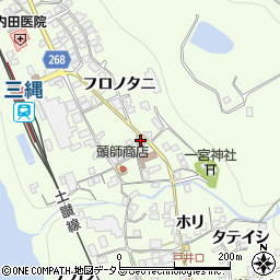 徳島県三好市池田町中西フロノタニ1410周辺の地図