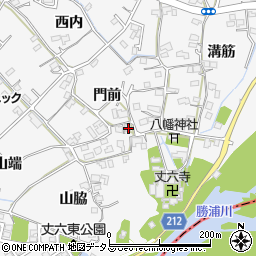 徳島県徳島市丈六町門前54周辺の地図