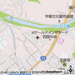 愛媛県四国中央市川之江町882-37周辺の地図