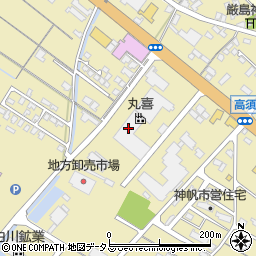 株式会社丸喜　本部配送センター周辺の地図